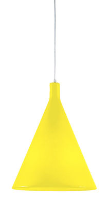 Suspension Juxt - Slide jaune en matière plastique