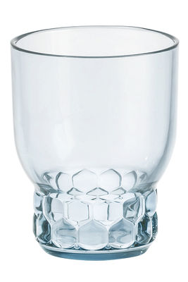 Image of Bicchiere Jellies Family - / Medium - H 11 cm di Kartell - Blu - Materiale plastico