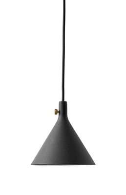 Illuminazione - Lampadari - Sospensione Cast n°1 / Ø 12 x H 12 cm - Menu - Nero - Ghisa di alluminio
