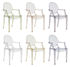 Louis Ghost Stackable armchair - Polycarbonate by Kartell