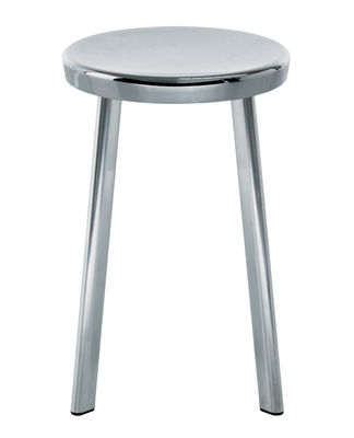 Furniture - Stools - Déjà-vu Stool by Magis - Stool H 50 cm - Cast aluminium, Polished aluminium