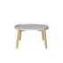 Mix Coffee table - / Ø 65 x H 35 cm - Oak & marble by Bolia