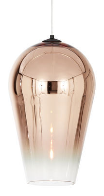 Luminaire - Suspensions - Suspension Fade / Polycarbonate - H 48 cm - Tom Dixon - Cuivre / Dégradé transparent - Polycarbonate
