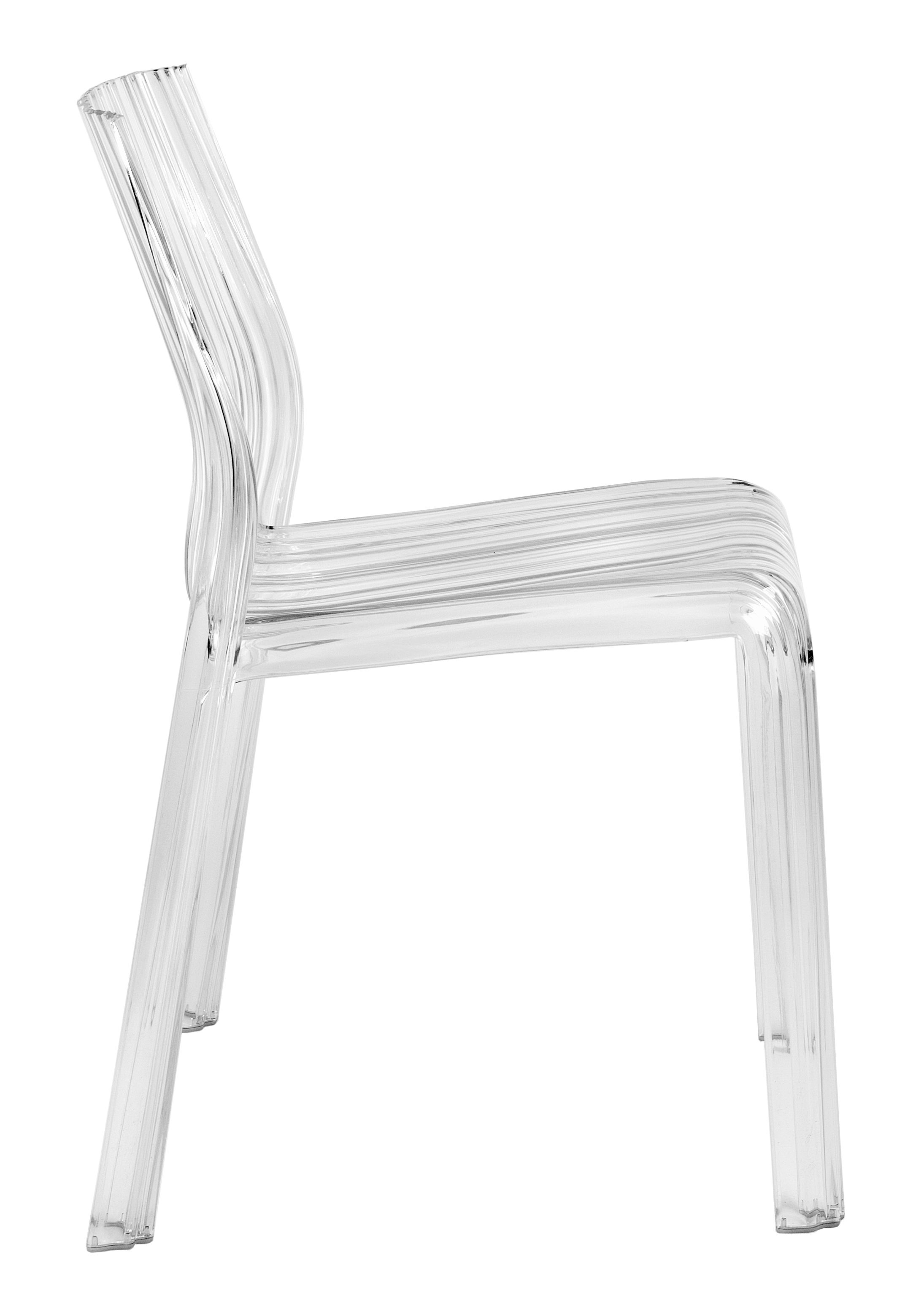 Chaise empilable Frilly Kartell Bleu Made In Design