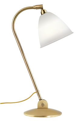 Lighting - Table Lamps - Bestlite BL2 Table lamp - 1930 by Gubi - Brass structure and base / Bone china diffuser - Brass, China