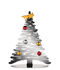 Bark Tree Christmas decoration - / Christmas fir-tree with coloured magnets - H 30 cm by Alessi