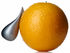 Apostrophe Citrus fruit peeler by Alessi