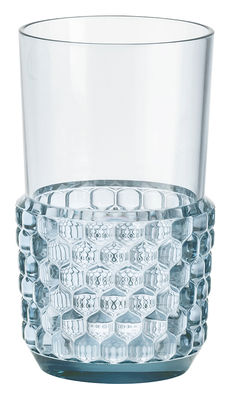 Tableware - Wine Glasses & Glassware - Jellies Family Glass by Kartell - Bleu ciel - PMMA
