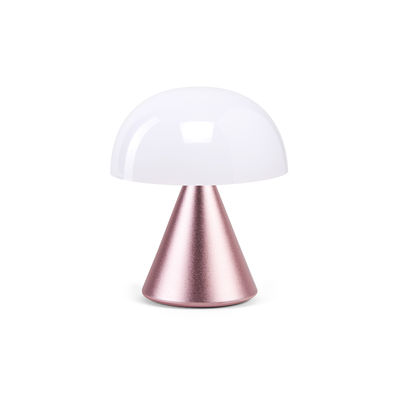 Image of Lampada senza fili Mina Mini - / LED - H 8,3 cm / INDOOR di Lexon - Rosa - Metallo/Materiale plastico
