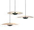Ginger Triple Pendant - 3 lampshades - Wood by Marset
