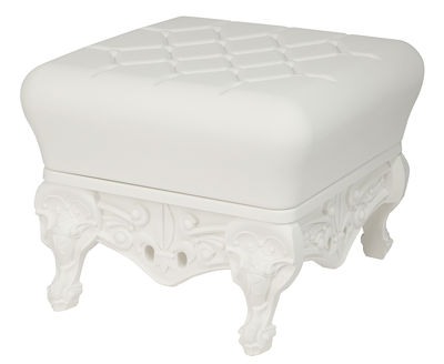 Furniture - Poufs & Floor Cushions - Little Prince of Love Pouf - Footrest by Design of Love by Slide - White - roto-moulded polyhene