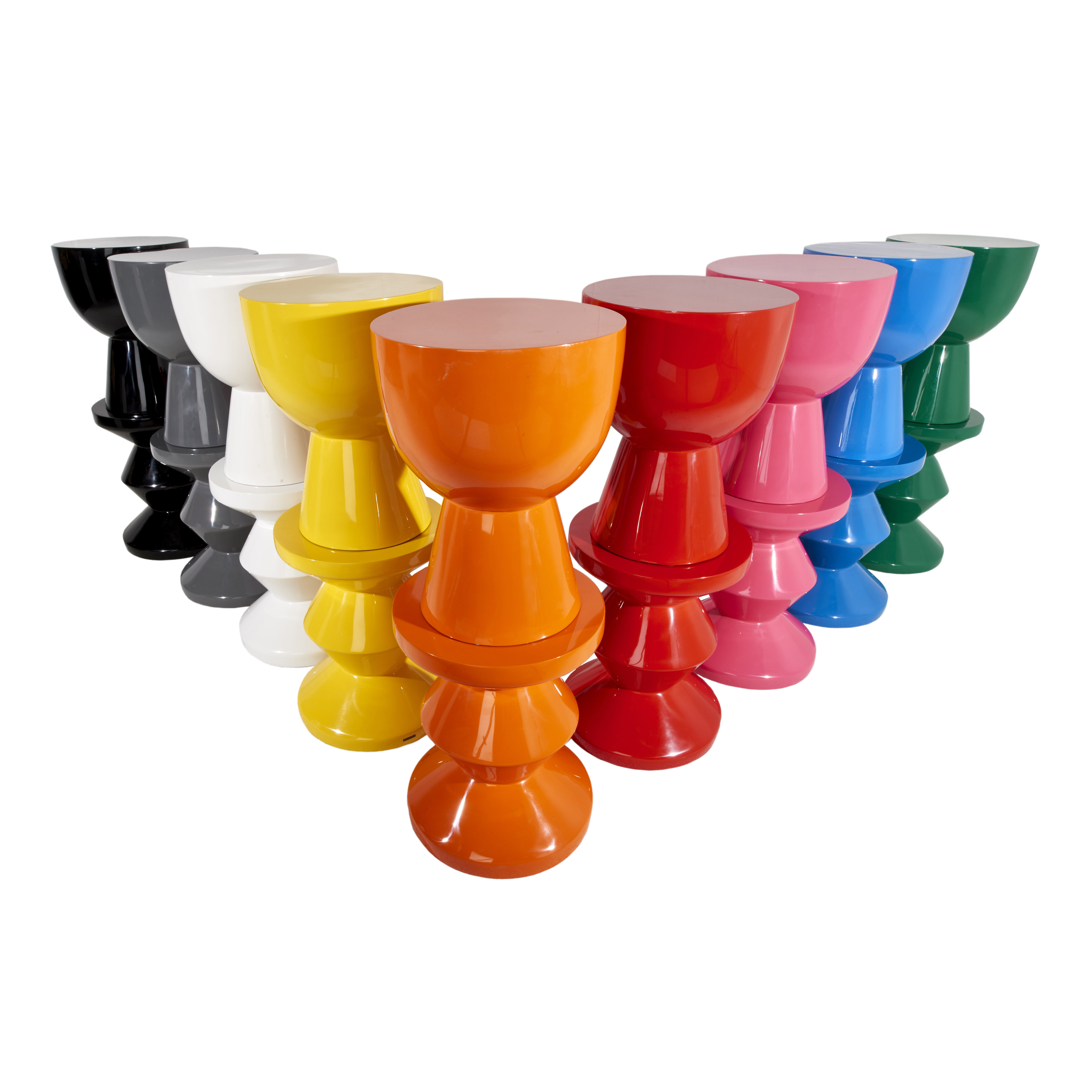 希少 Pols Potten Stool PolsPotten Zig Zag Stool, Sage Olive | Chairish