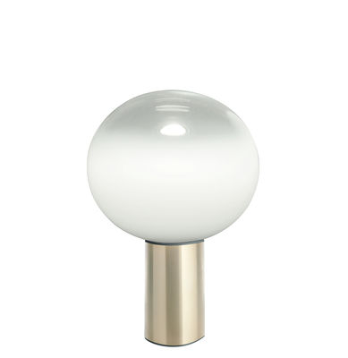 Lighting - Table Lamps - Laguna Table lamp - / Ø 26 x H 38 cm by Artemide - H 38 cm / Brass - Aluminium, Blown glass