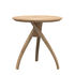 Twist Large End table - / Solid oak - Ø 51 cm by Ethnicraft