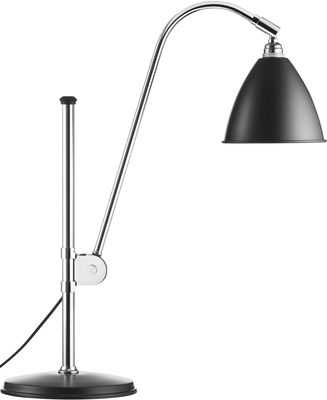 Luminaire - Lampes de table - Lampe de table Bestlite BL1 / Réédition de 1930 - Gubi - Noir - Métal chromé