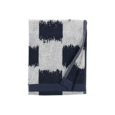Marimekko - Serviette de toilette Serviettes en Tissu, Coton éponge - Couleur Bleu - 14.42 x 14.42 x