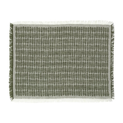 Tavola - Tovaglie e Tovaglioli - Set da tavola Alku - / Cotone & lino - 47 x 36 cm di Marimekko - Alku / Verde - Cotone, Lino