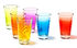 Optic Whisky glass - Set 6 multicoloured glasses by Leonardo