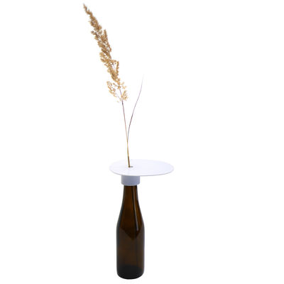 Déco - Vases - Accessoire Beer & Add'on / Pour transformer bouteille de bière en soliflore - Aequo Design - Blanc - Plastique biodégradable