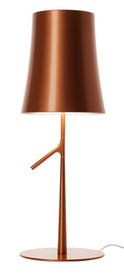 Foscarini - Lampe de table Birdie en Métal, Acier - Couleur Cuivre - 155 x 52.41 x 70 cm - Designer 