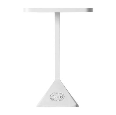 Kristalia - Table rectangulaire TNP en Métal, Acier laqué - Couleur Blanc - 70 x 50 x 75 cm - Design