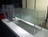 Credenza Commodore bassa / Vetro quadrettato - L 180 x H 98 cm - Glas Italia