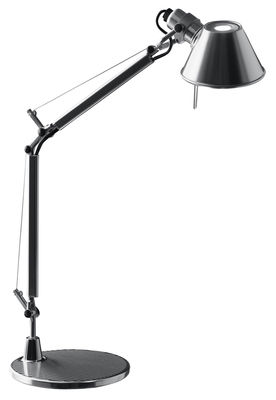 Illuminazione - Lampade da tavolo - Lampada da tavolo Tolomeo Micro di Artemide - Cromato - Alluminio