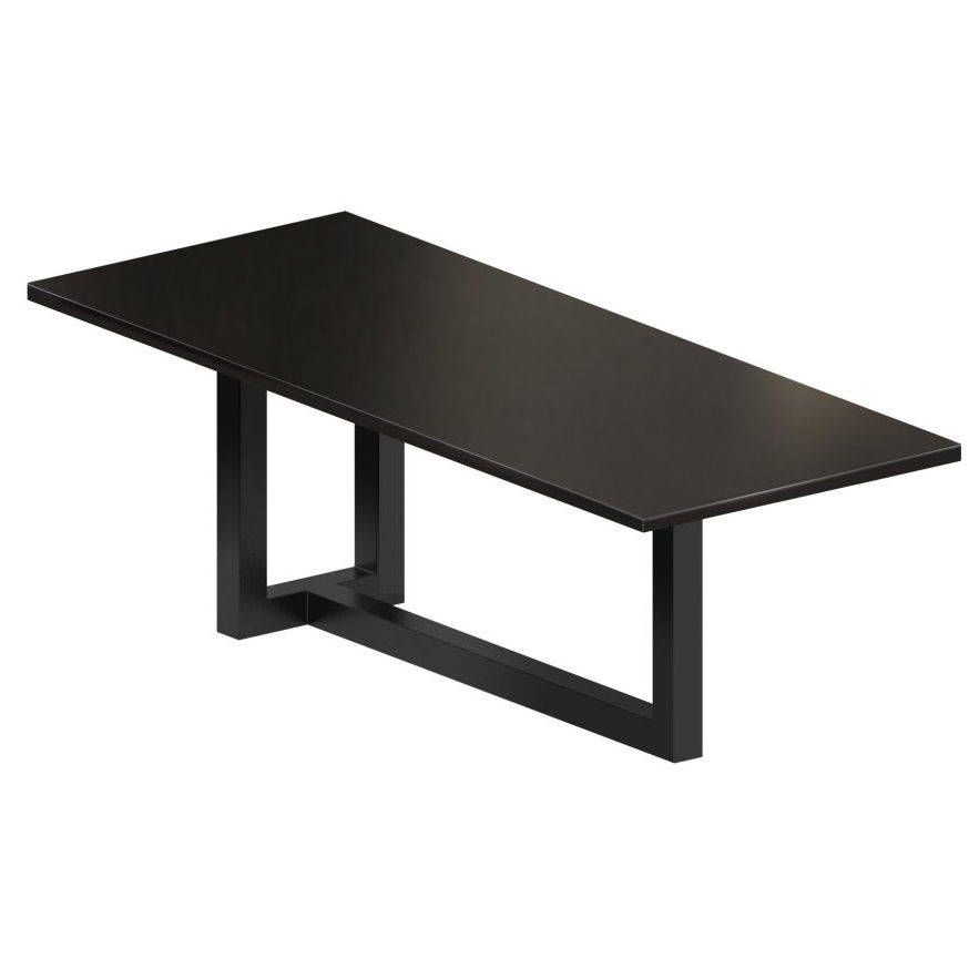 rechteckiger Tisch Augustin kupfer-schwarz - Zeus | von Made Design In schwarz