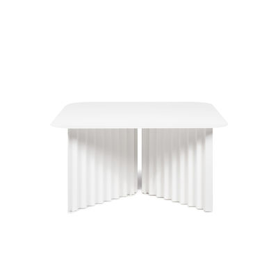 Mobilier - Tables basses - Table basse Plec Medium / Acier - 70 x 70 x H 35 cm - RS BARCELONA - Blanc - Acier