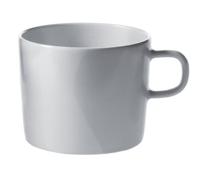 Table et cuisine - Tasses et mugs - Tasse à café Platebowlcup - Alessi - Tasse blanche - Porcelaine