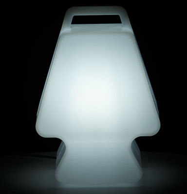 Decoration - Children's Home Accessories - Prêt à Porter Wireless lamp by Slide - White - recyclable polyethylene