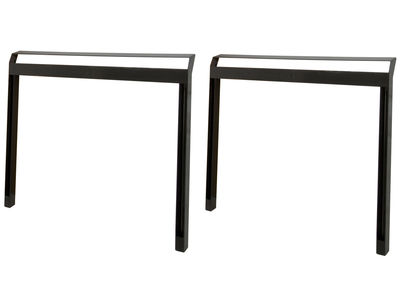 Möbel - Büromöbel - Pi Bock-Paar - Moaroom - Schwarz halbglänzend - für innen und außen - Stahl