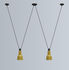 Acrobate N°324 Pendant - / Lampes Gras - 2 glass shades Ø 17 cm by DCW éditions