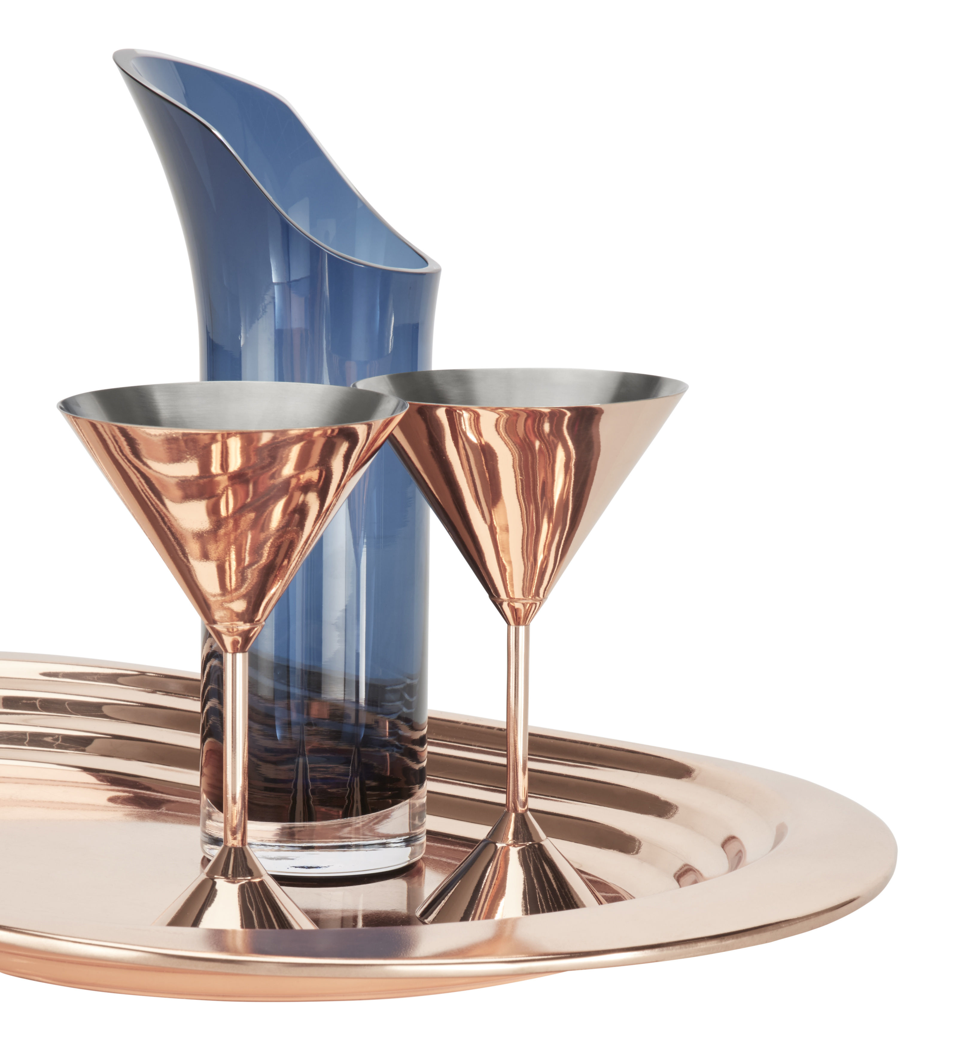 Verre à cocktail Plum Martini Tom Dixon Cuivre Made In Design