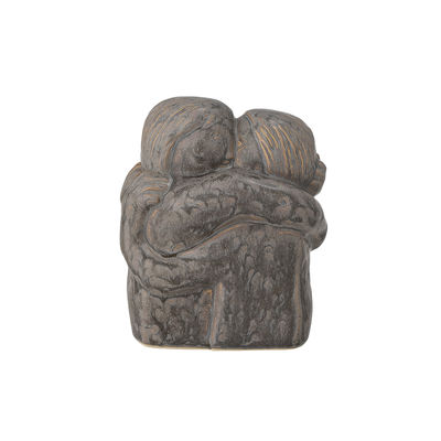 Bloomingville - Sculpture Sculpture en Céramique, Grès émaillé - Couleur Marron - 12 x 19.83 x 14 cm