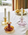Flare Small Candle stick - / Glass by Hay