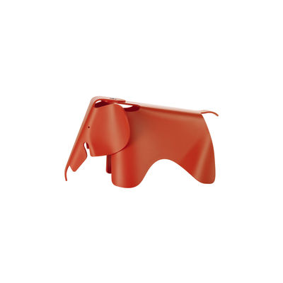 Vitra - Décoration Eames Elephant en Plastique, Polypropylène - Couleur Rouge - 31.07 x 31.07 x 21 c