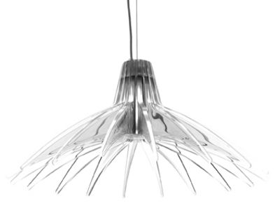 Lighting - Pendant Lighting - Agave Pendant - flower shape by Luceplan - Transparent - Methacrylate