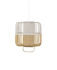 Bamboo Square Pendant - / Medium - H 43 cm by Forestier
