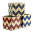 Marie Zig Zag Pot - Set of 3 - Painted concrete by Serax