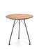 Circum Round table - / Metal & bamboo - Ø 74 cm by Houe