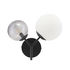 Twice Wall light with plug - / Metal & glass - L 50 cm by House Doctor