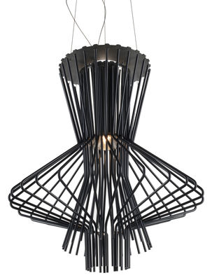 Lighting - Pendant Lighting - Allegro Ritmico Pendant by Foscarini - Black - Aluminium