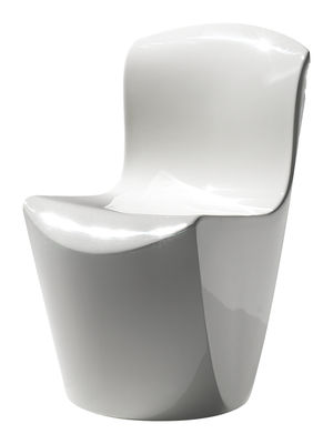 Möbel - Stühle  - Zoe Stuhl lackiert - Slide - Weiß lackiert - Recycelbares Polyethylen lackiert