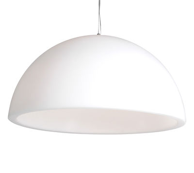 Luminaire - Suspensions - Suspension Cupole Ø 120 cm / Version mate - Slide - Blanc - polyéthène recyclable