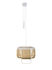 Bamboo Square Pendant - / Small - H 34 cm by Forestier