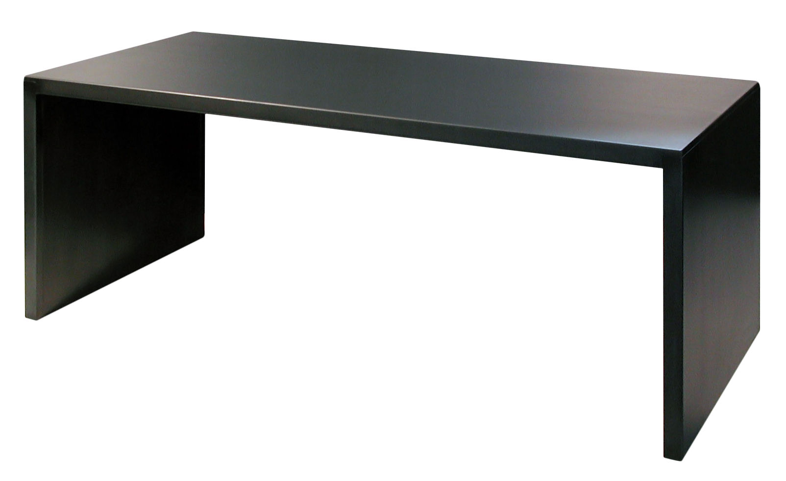 Zeus Big Irony Desk Rectangular table Black Made In Design UK