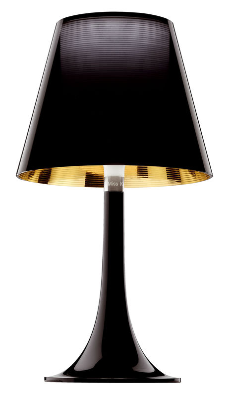 Lighting - Table Lamps - Miss K Table lamp plastic material black - Flos - Black - Polycarbonate