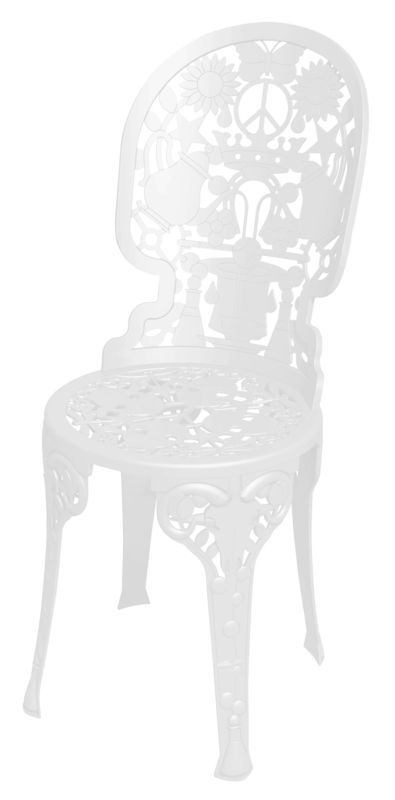 Furniture - Chairs - Industry Garden Chair metal white - Seletti - White - Aluminium