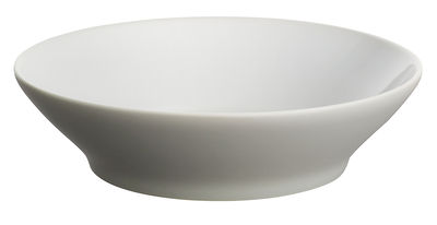 Tisch und Küche - Teller - Tonale Dessertteller - Alessi - Hellgrau / Innen weiß - Keramik im Steinzeugton